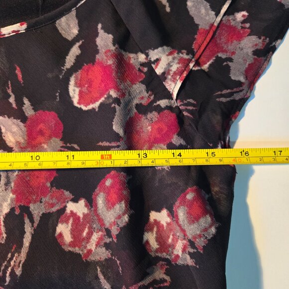 Sung, Alfred Sung, flower pattern top - Picture 4 of 5